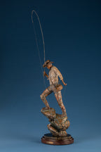 Hooked (Master) (Edition of 35) by Ken Rowe | Bronze | Sage Creek Gallery | Front 1