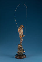 Hooked (Master) (Edition of 35) by Ken Rowe | Bronze | Sage Creek Gallery | Side 3