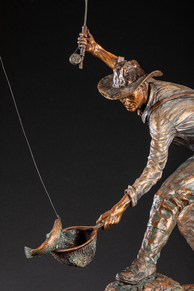 How Time Flies (Edition of 35) by Ken Rowe | Bronze | Sage Creek Gallery | close up 