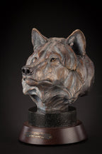 Lobo (Edition of 35) by Ken Rowe | Bronze | Sage Creek Gallery | Front 1