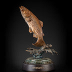 Making Waves (Brown Trout) (Edition of 35) by Ken Rowe | Bronze | Sage Creek Gallery | Front