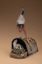 Male Call (Edition of 35) by Ken Rowe | Bronze | Sage Creek Gallery | Front 2