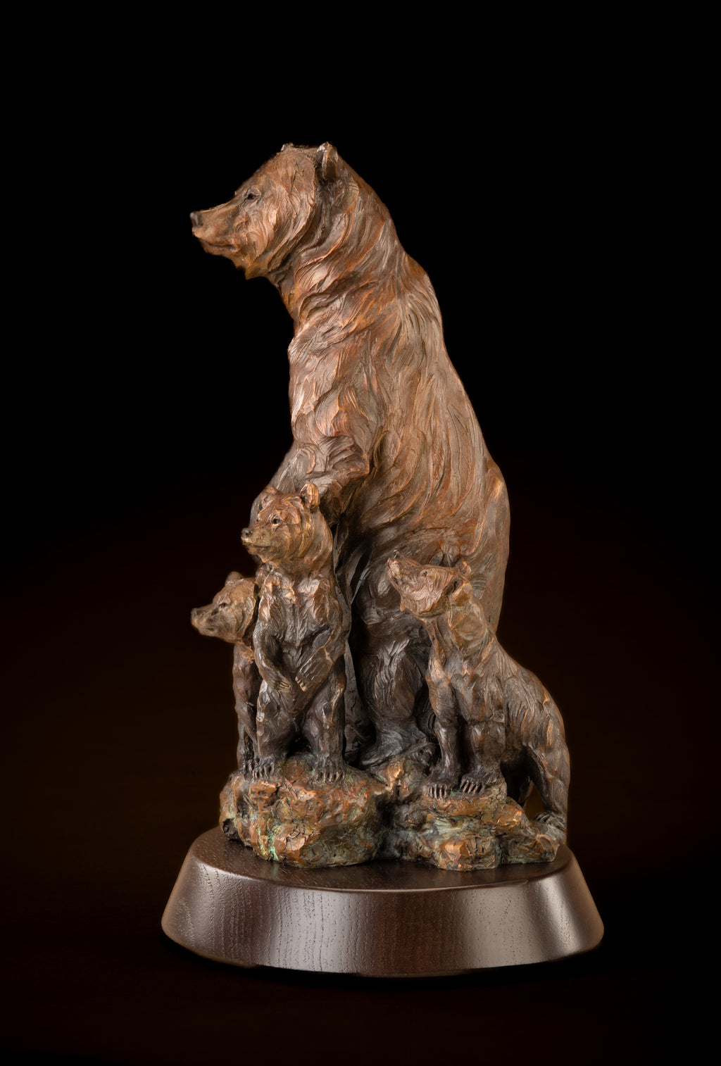 Outstanding Mother 399 Maquette (Edition of 35) by Ken Rowe | Bronze | Sage Creek Gallery | Angle 1