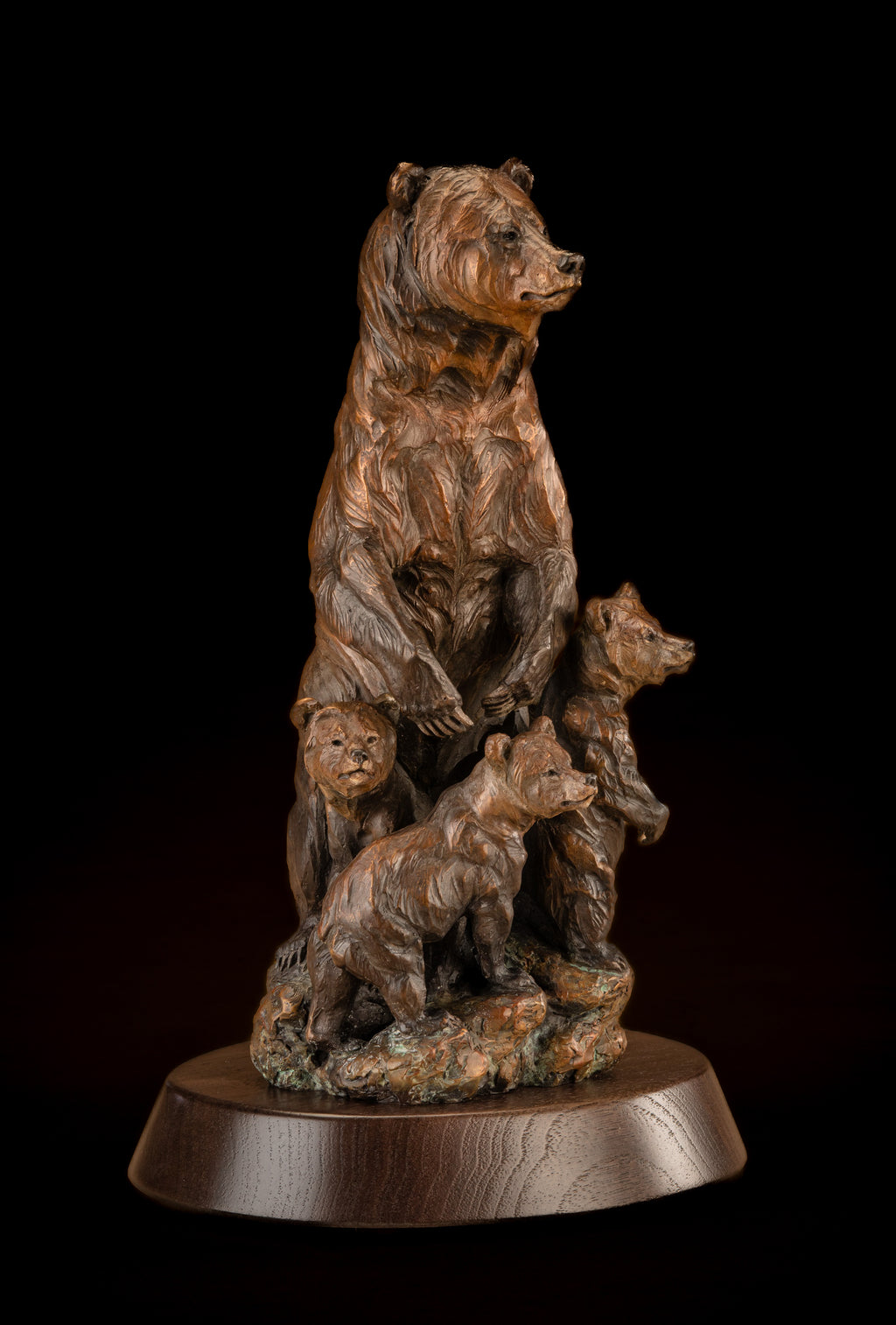 Outstanding Mother 399 Maquette (Edition of 35) by Ken Rowe | Bronze | Sage Creek Gallery | Angle 2
