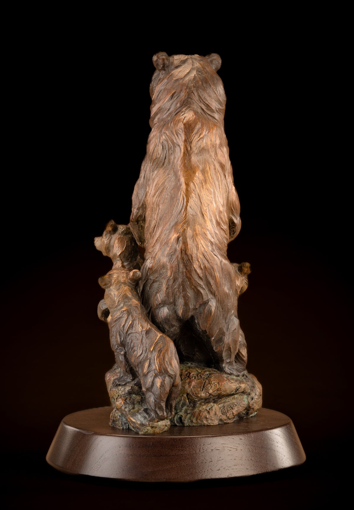 Outstanding Mother 399 Maquette (Edition of 35) by Ken Rowe | Bronze | Sage Creek Gallery | Back 1
