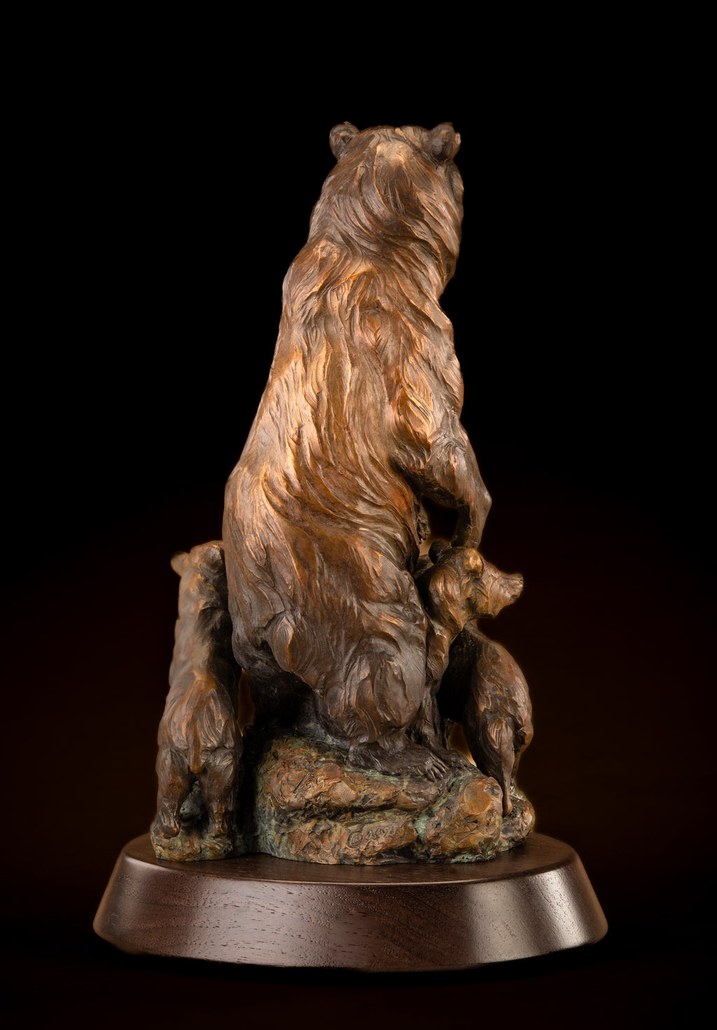 Outstanding Mother 399 Maquette (Edition of 35) by Ken Rowe | Bronze | Sage Creek Gallery | Back 2