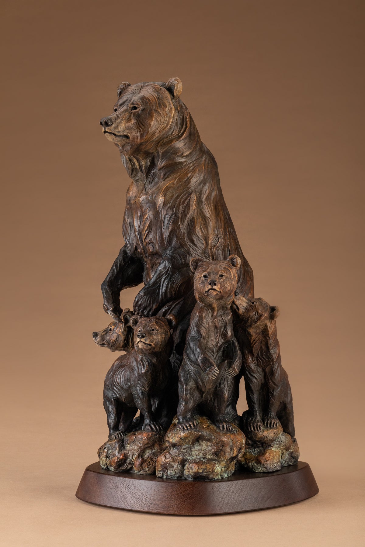 Outstanding Mother 399 (Master) (Edition of 35) by Ken Rowe | Bronze | Sage Creek Gallery | Angle 1