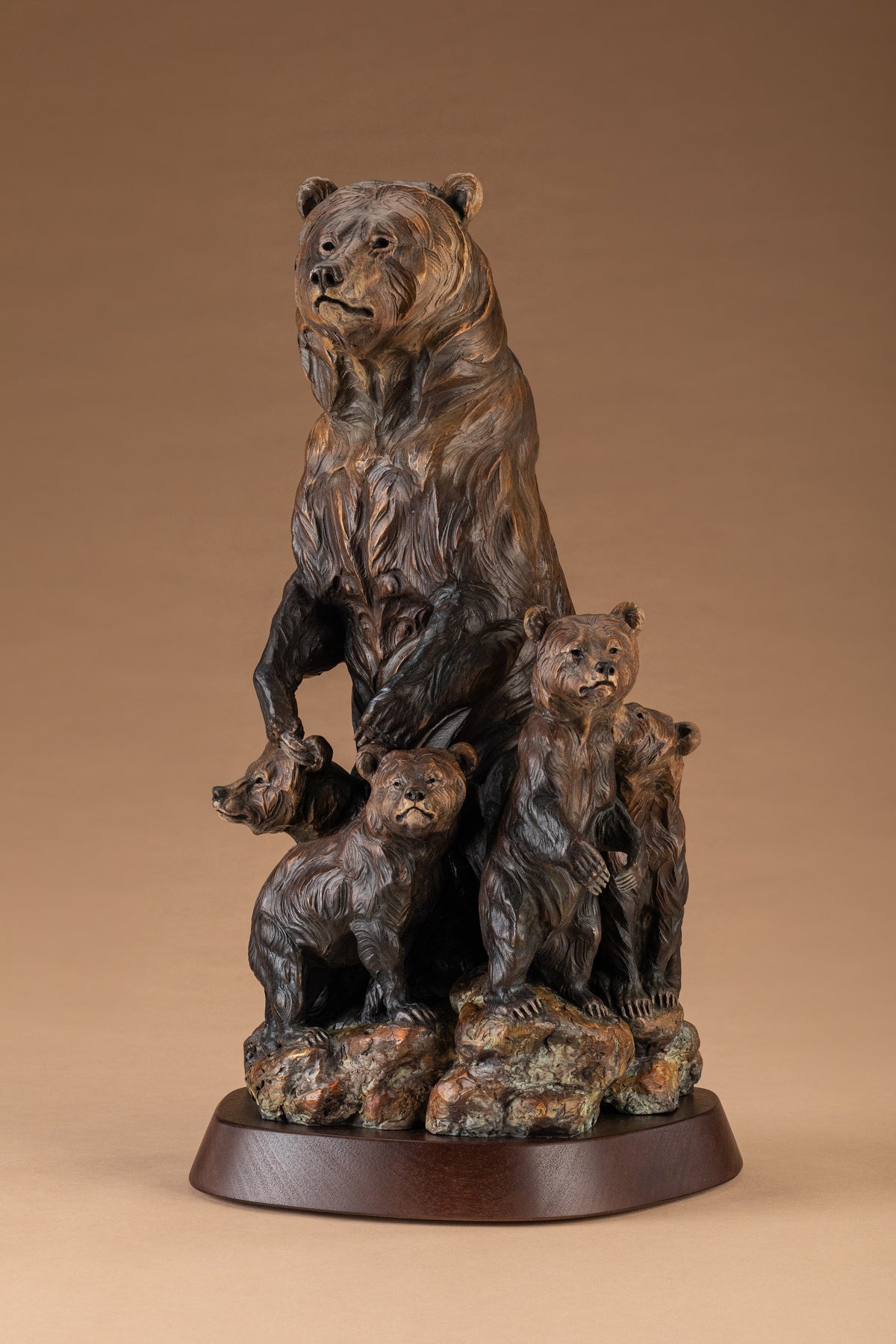 Outstanding Mother 399 (Master) (Edition of 35) by Ken Rowe | Bronze | Sage Creek Gallery | Angle 3