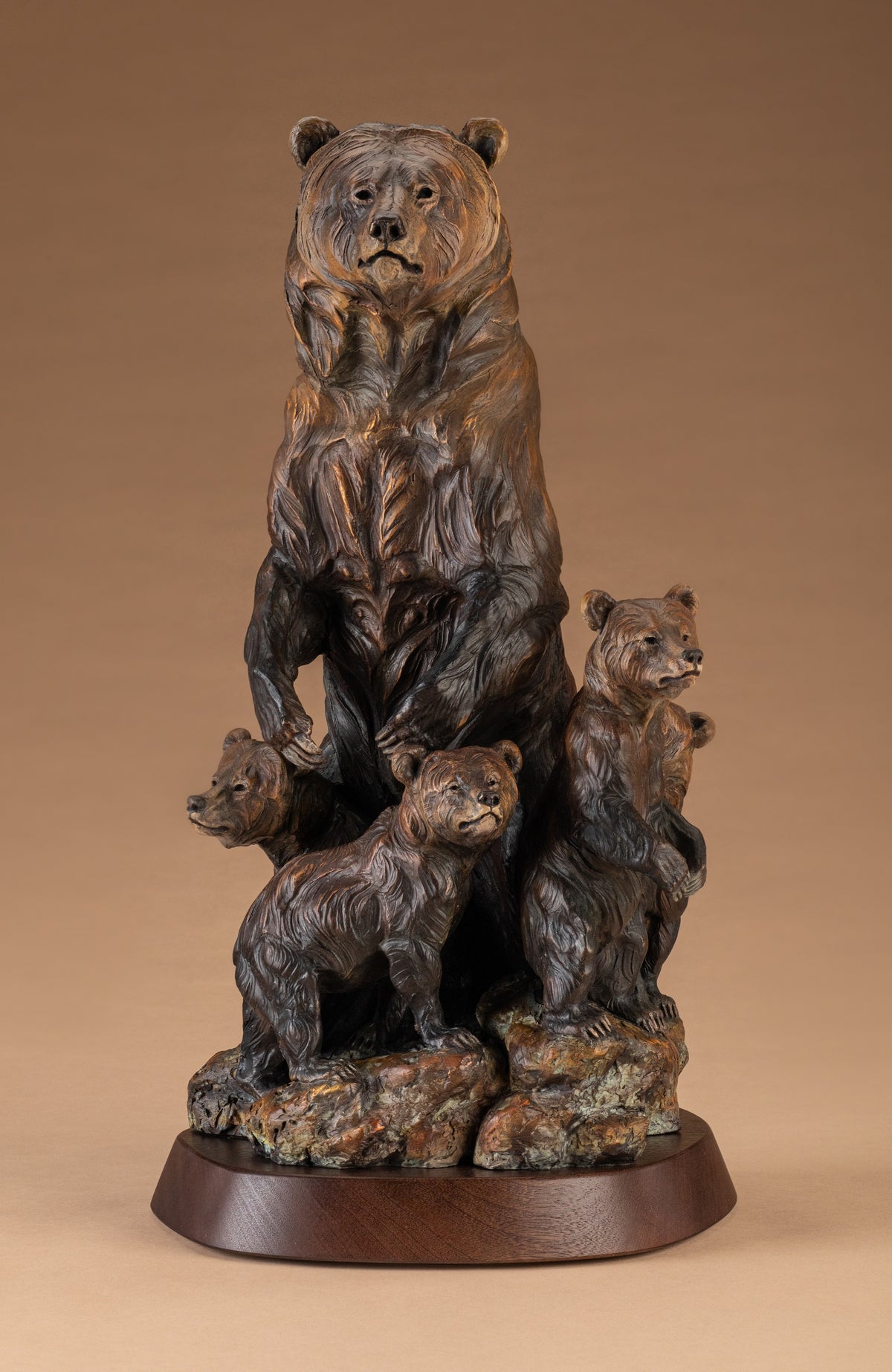 Outstanding Mother 399 (Master) (Edition of 35) by Ken Rowe | Bronze | Sage Creek Gallery | Front 2