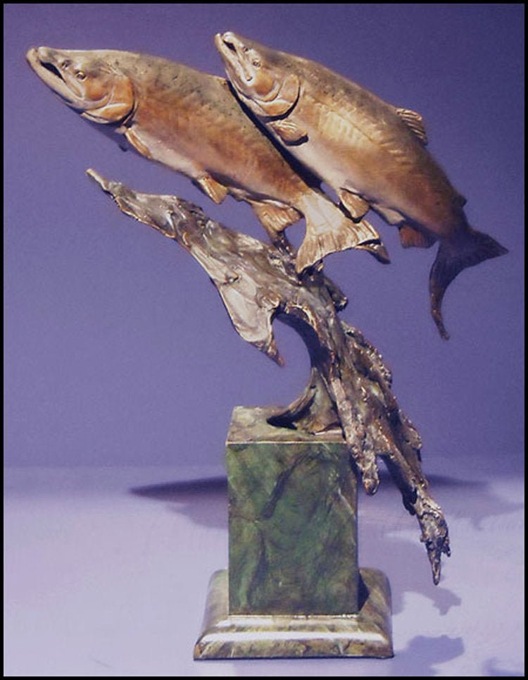 Rapid Succession (Edition of 99) by Ken Rowe | Bronze | Sage Creek Gallery | Front 2