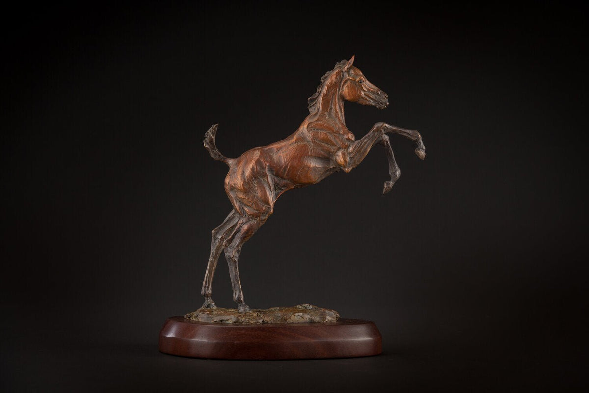Steppin Out (Edition of 35) by Ken Rowe | Bronze | Sage Creek Gallery | Front