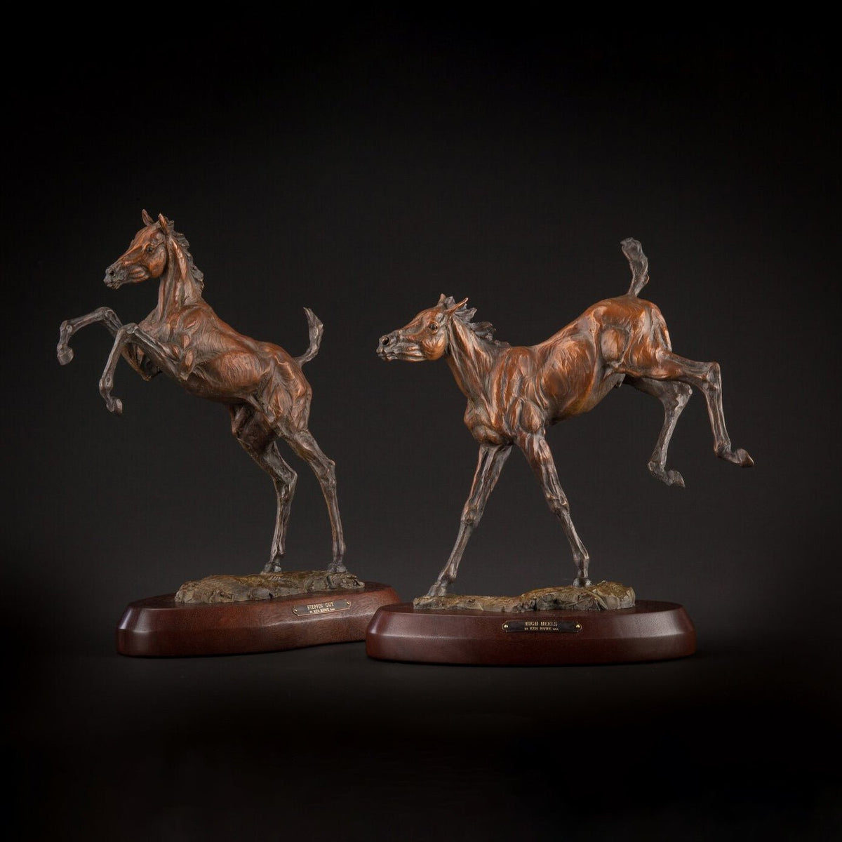 Steppin' Out & High Heels Pair (Edition of 35) by Ken Rowe | Bronze | Sage Creek Gallery | Front 1