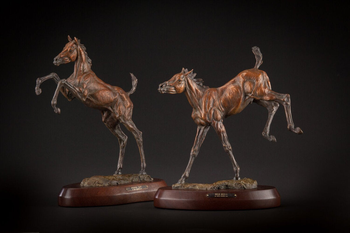 Steppin' Out & High Heels Pair (Edition of 35) by Ken Rowe | Bronze | Sage Creek Gallery | Front 2