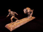Testing Darwin's Theory (Edition of 100) by Ken Rowe | Bronze | Sage Creek Gallery | Angle