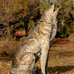 The Howling Wind (Life Size) (Edition of 1 to 8) by Ken Rowe | Bronze | Sage Creek Gallery | Left