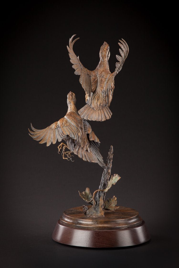 Vanishing Act (Edition of 35) by Ken Rowe | Bronze | Sage Creek Gallery | Back