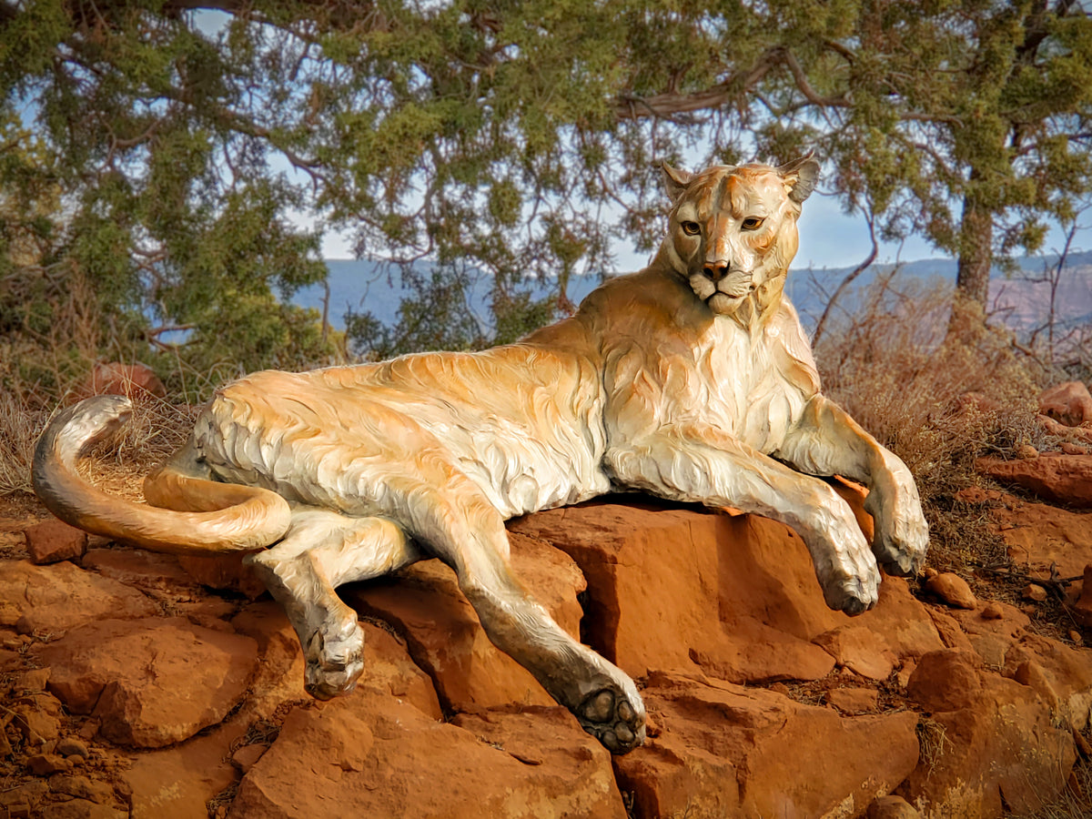 Vantage Point (Life Size) (Edition of 20) by Ken Rowe | Bronze | Sage Creek Gallery | Front