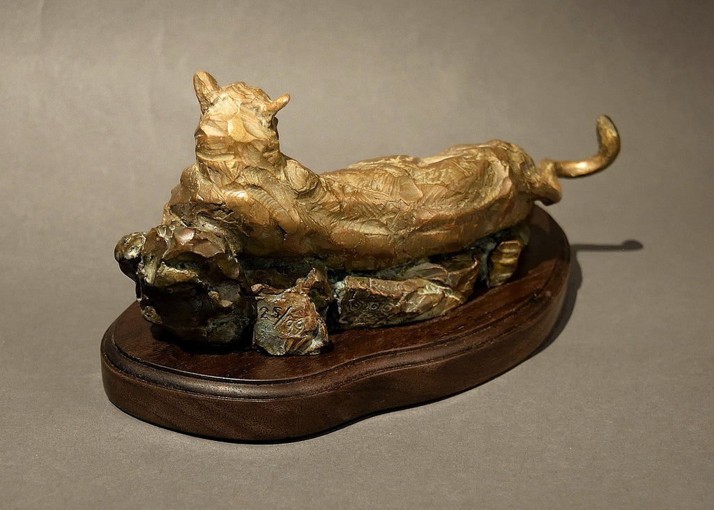 Vantage Point Maquette (Edition of 99) by Ken Rowe | Bronze | Sage Creek Gallery | Back