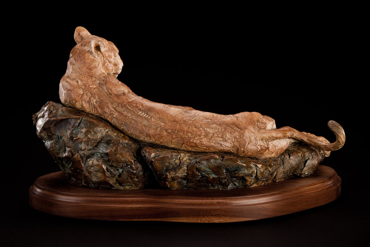 Vantage Point - Master (Edition of 35) by Ken Rowe | Bronze | Sage Creek Gallery | Back