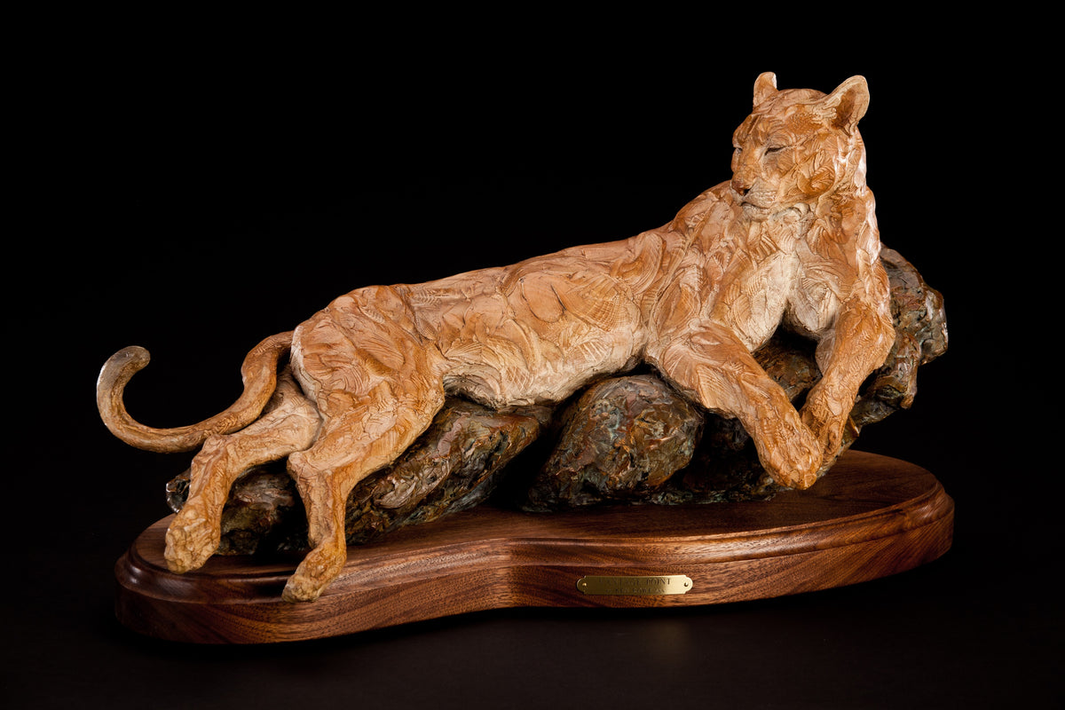 Vantage Point - Master (Edition of 35) by Ken Rowe | Bronze | Sage Creek Gallery | Front
