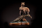Wading for Mom (Edition of 75) by Ken Rowe | Bronze | Sage Creek Gallery | Front