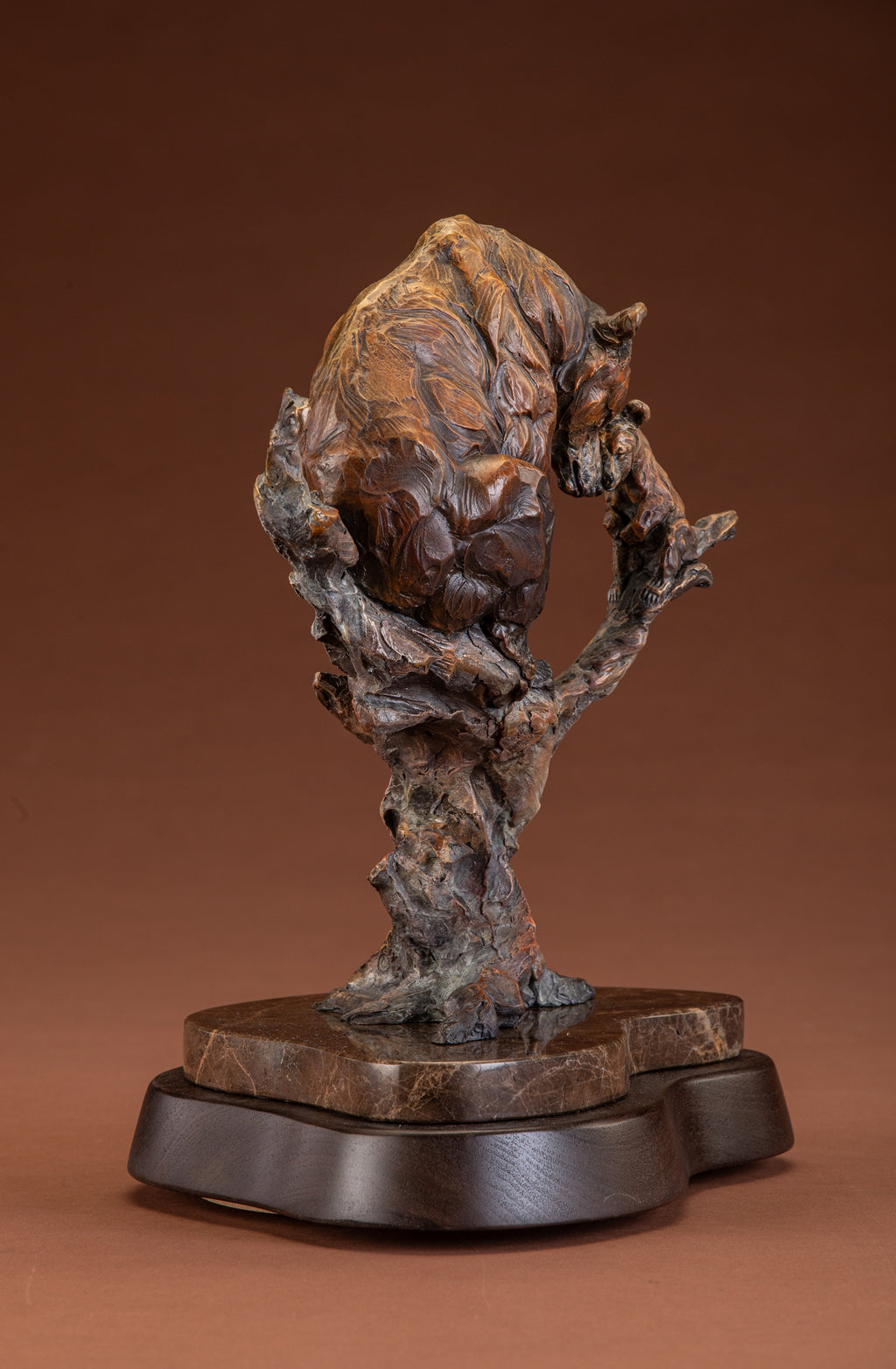 Wild at Heart Maquette (Edition of 99) by Ken Rowe | Bronze | Sage Creek Gallery | Angle 