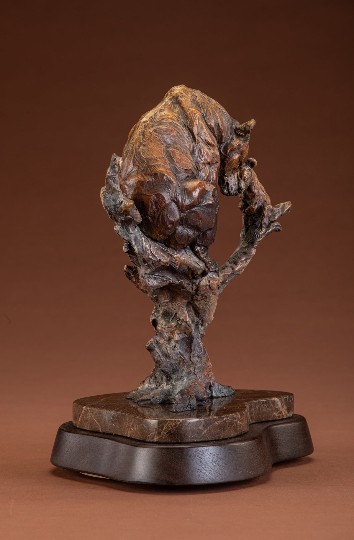 Wild at Heart Maquette (Edition of 99) by Ken Rowe | Bronze | Sage Creek Gallery | Angle 