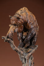 Wild at Heart Maquette (Edition of 99) by Ken Rowe | Bronze | Sage Creek Gallery | Close Up 5
