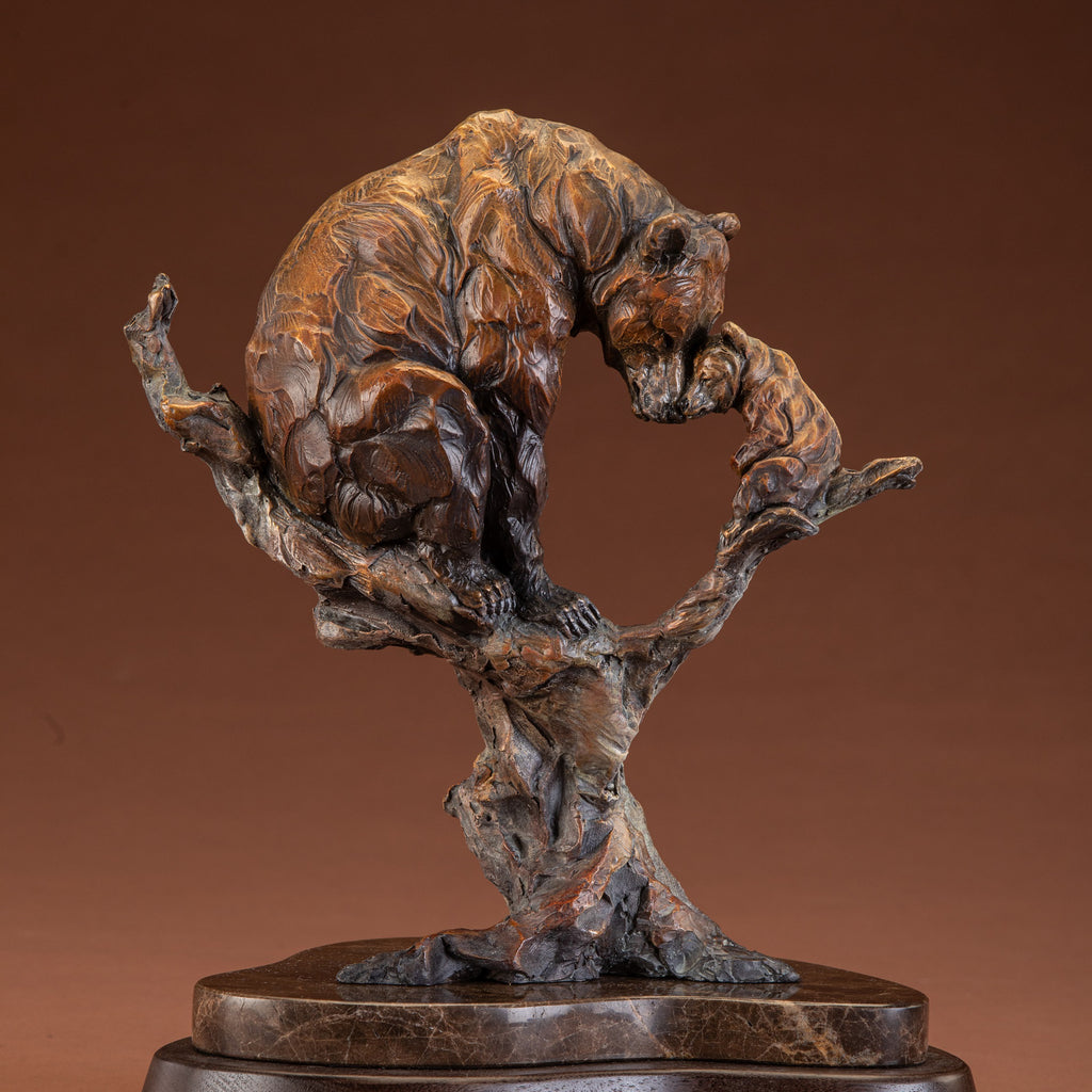 Wild at Heart Maquette (Edition of 99) by Ken Rowe | Bronze | Sage Creek Gallery | Front 1