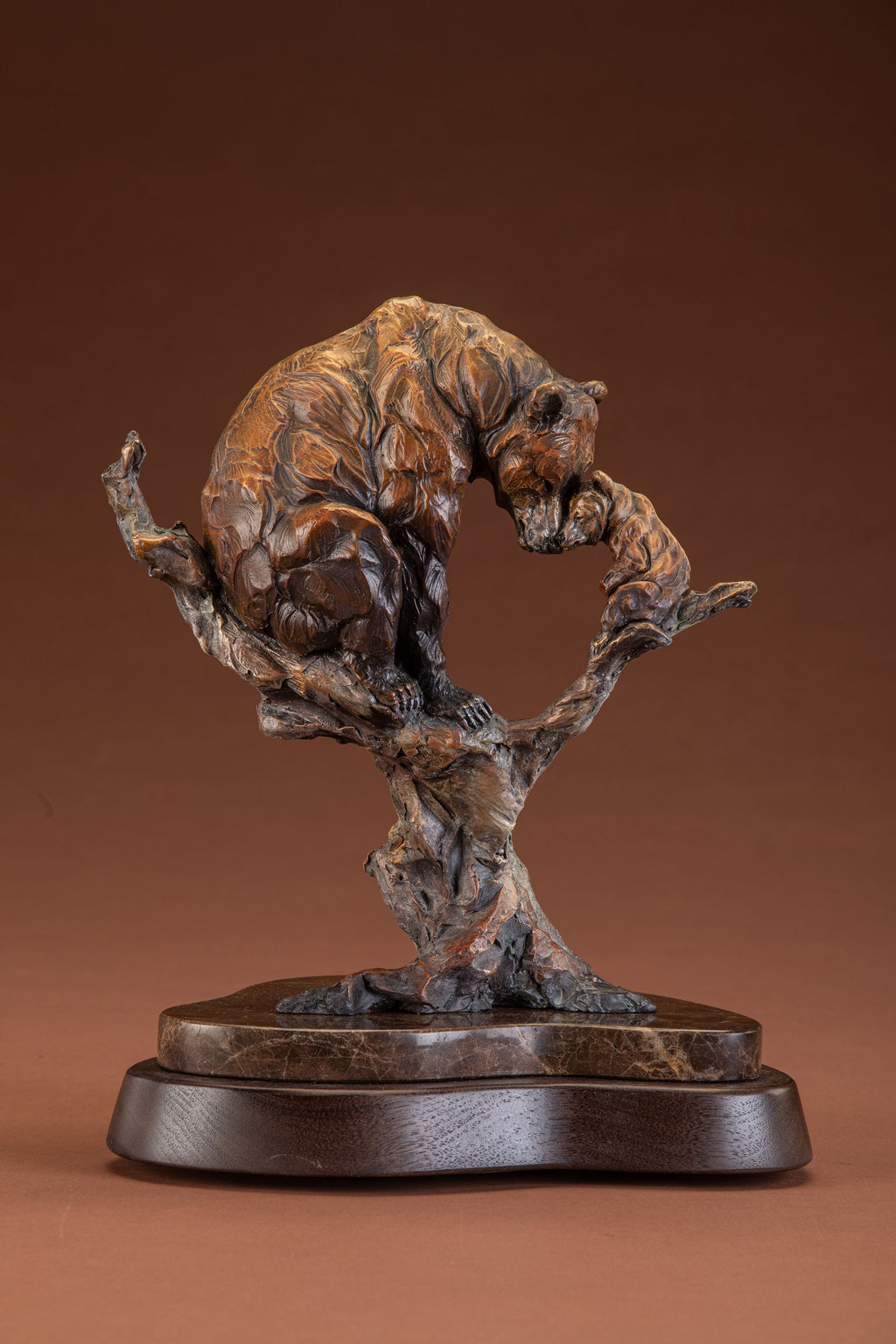 Wild at Heart Maquette (Edition of 99) by Ken Rowe | Bronze | Sage Creek Gallery | Front 2