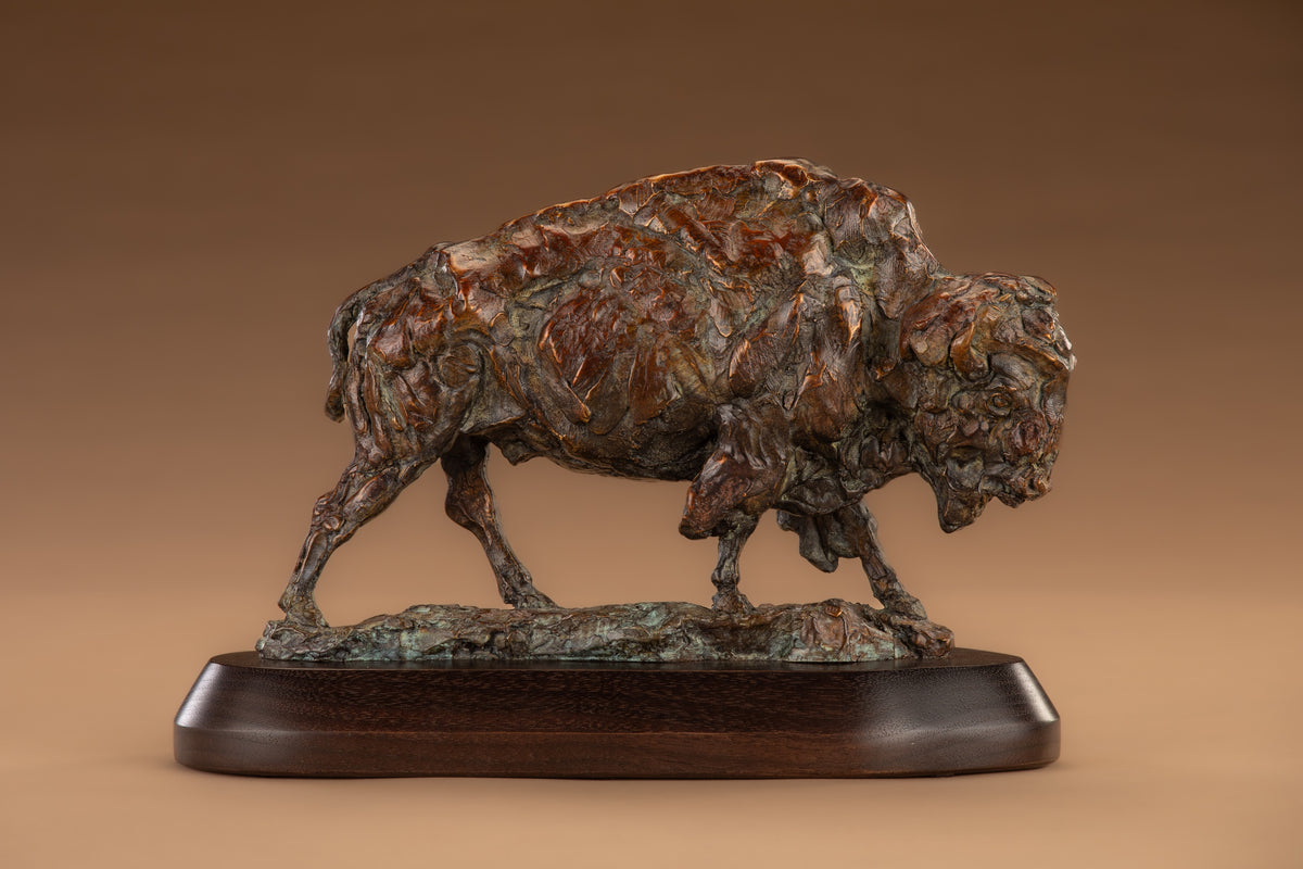Yellowstone (Edition of 18) by Ken Rowe | Bronze | Sage Creek Gallery | Side 1