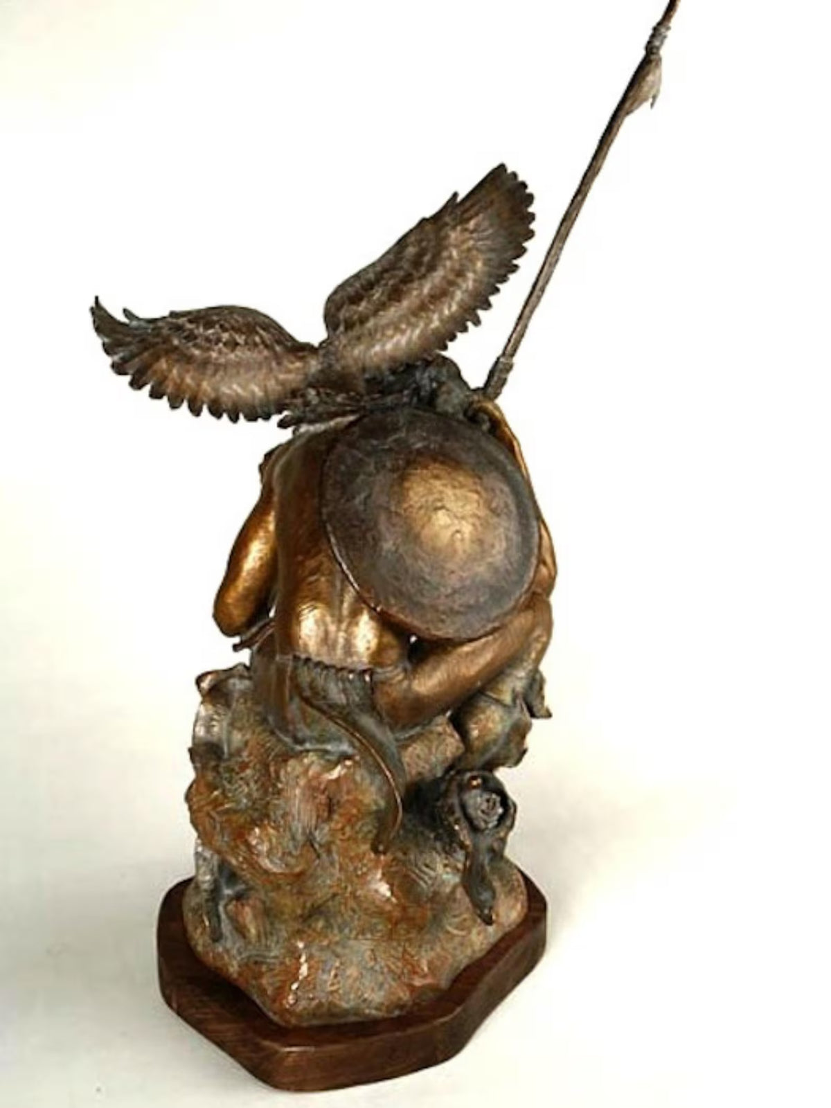 First Light (Edition of 75) by Lincoln Fox | Bronze | Sage Creek Gallery | Back