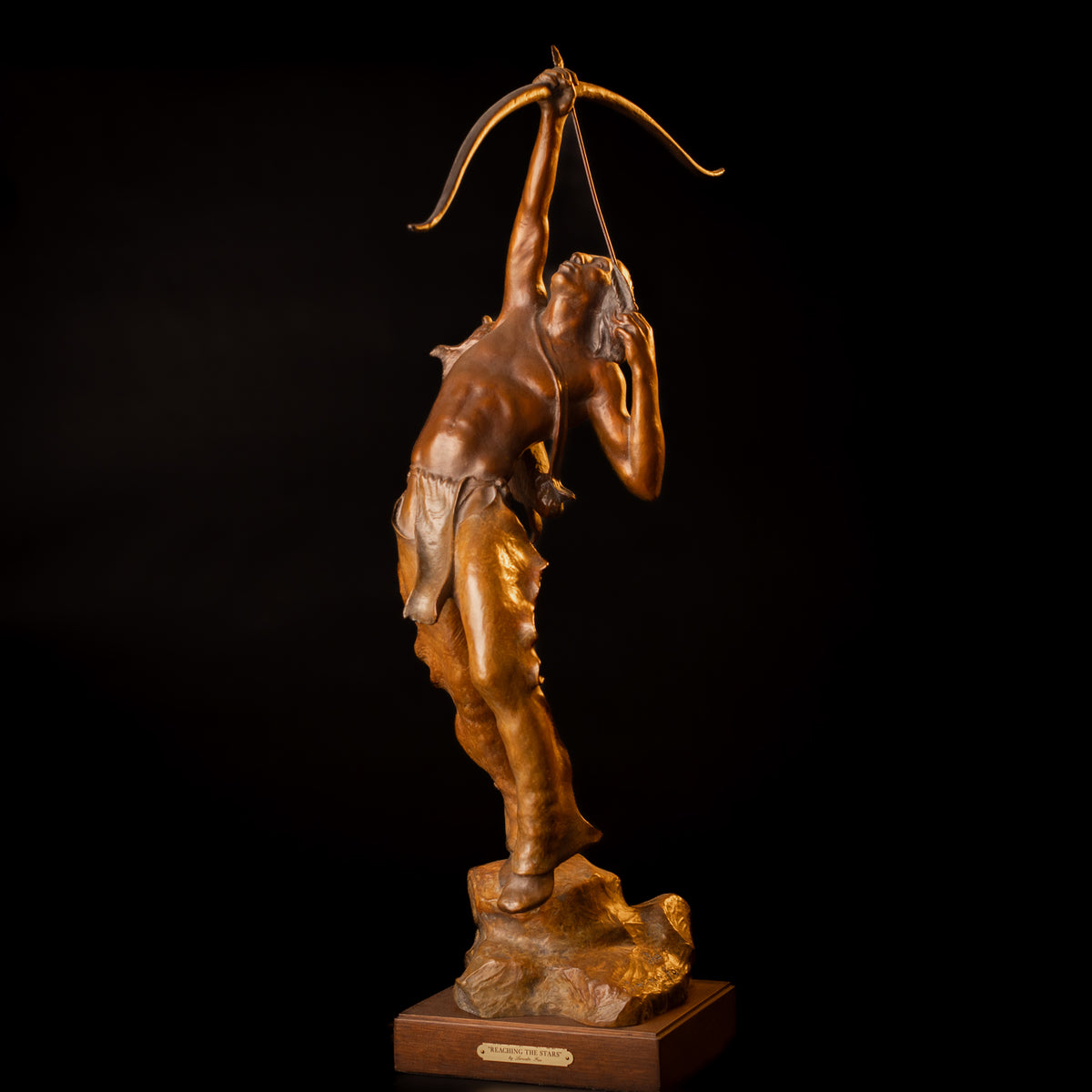 Reaching the Stars (Edition of 75) by Lincoln Fox | Bronze | Sage Creek Gallery | Front 2