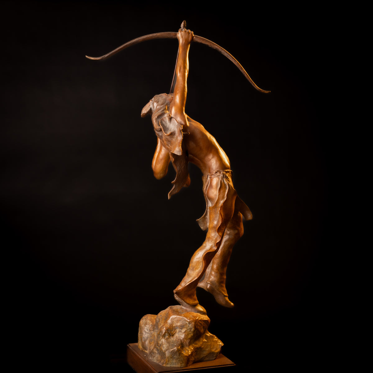Reaching the Stars (Edition of 75) by Lincoln Fox | Bronze | Sage Creek Gallery | Side 2