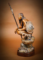 The Watchman (Edition of 75) by Lincoln Fox | Bronze | Sage Creek Gallery | Side