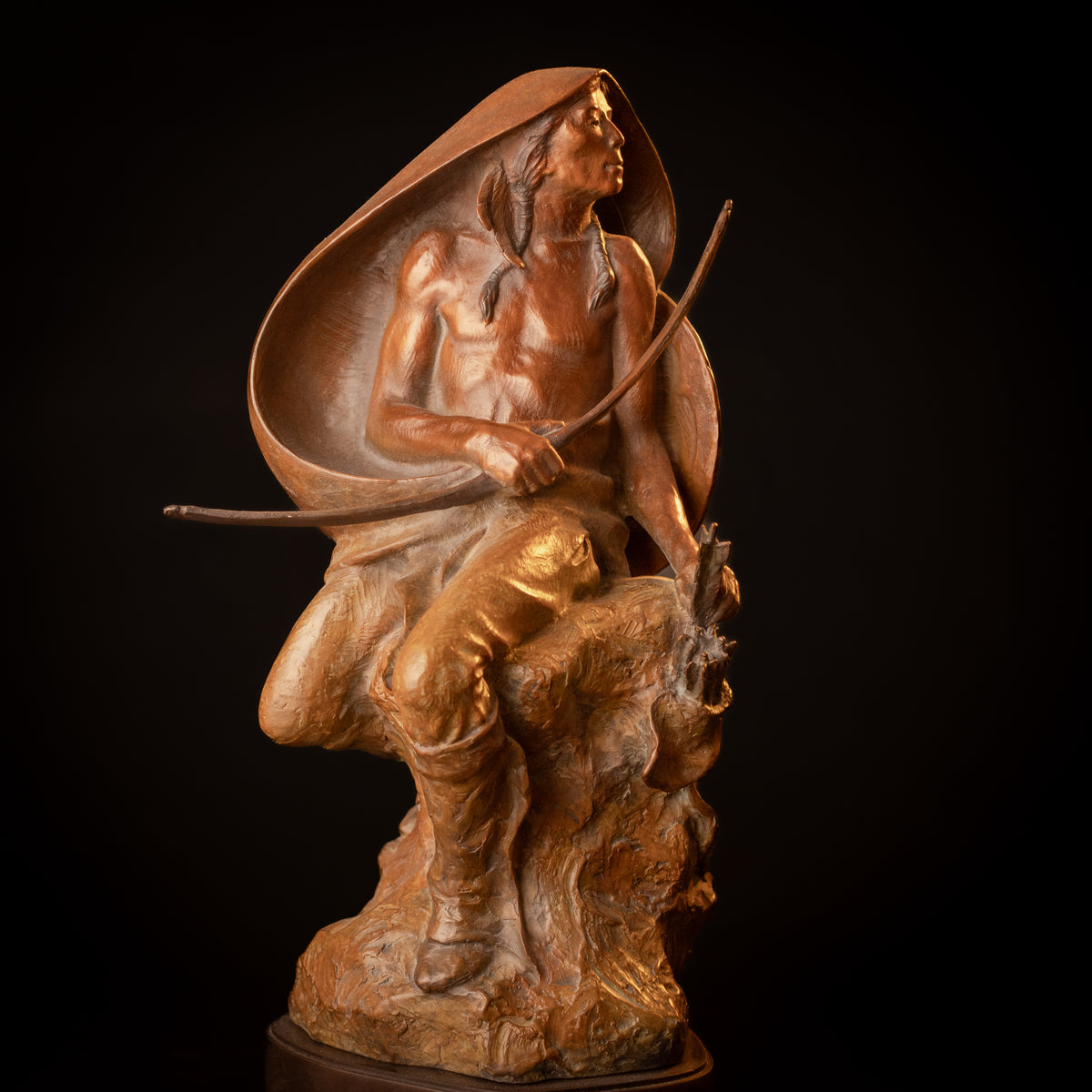 Wind in the Willows (Edition of 75) by Lincoln Fox | Bronze | Sage Creek Gallery | front 2