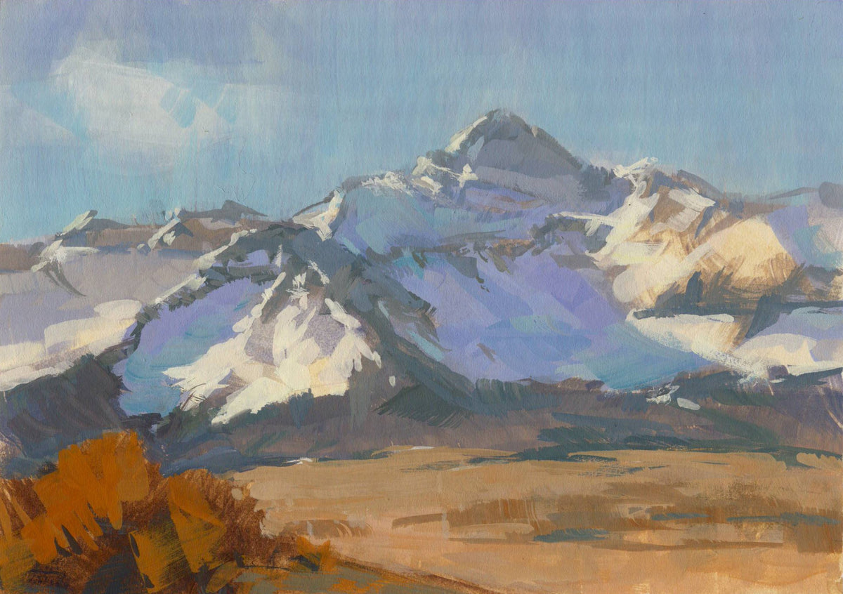 Majesty in Repose | Cecilia Robertson | Gouache | Sage Creek Gallery