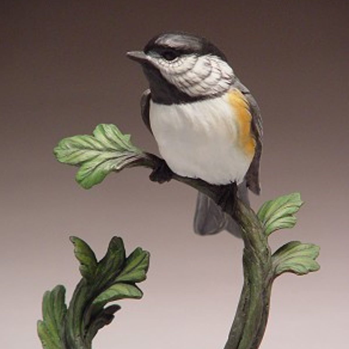 Black Capped Chickadee (Edition of 75) by Eugene Morelli | Bronze | Sage Creek Gallery
