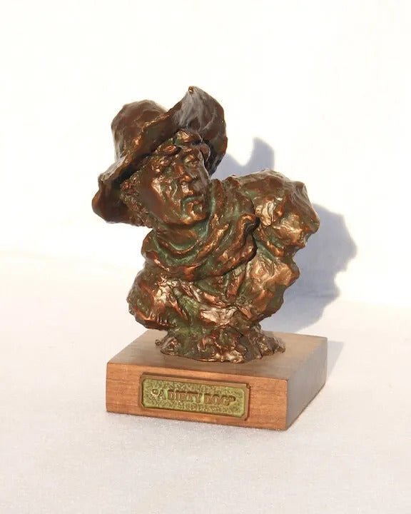 A Dirty Dog (Open Edition) by Scott Rogers | Bronze | Sage Creek Gallery | Closeup