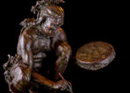 Cheyenne Drum Painter (Edition of 30) by Scott Rogers | Bronze | Sage Creek Gallery | Image 3