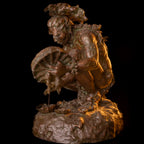 Cheyenne Drum Painter (Large) (Edition of 30) by Scott Rogers | Bronze | Sage Creek Gallery | Image 4