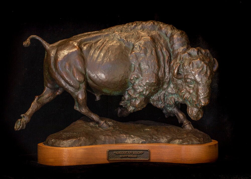 American Bison (Edition of 30) by Scott Rogers | Bronze | Sage Creek Gallery | Image 3
