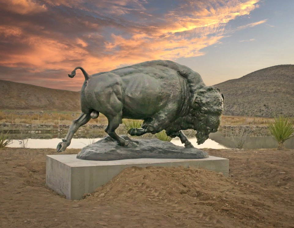 American Bison (Edition of 10) by Scott Rogers | Bronze | Sage Creek Gallery | Image 1