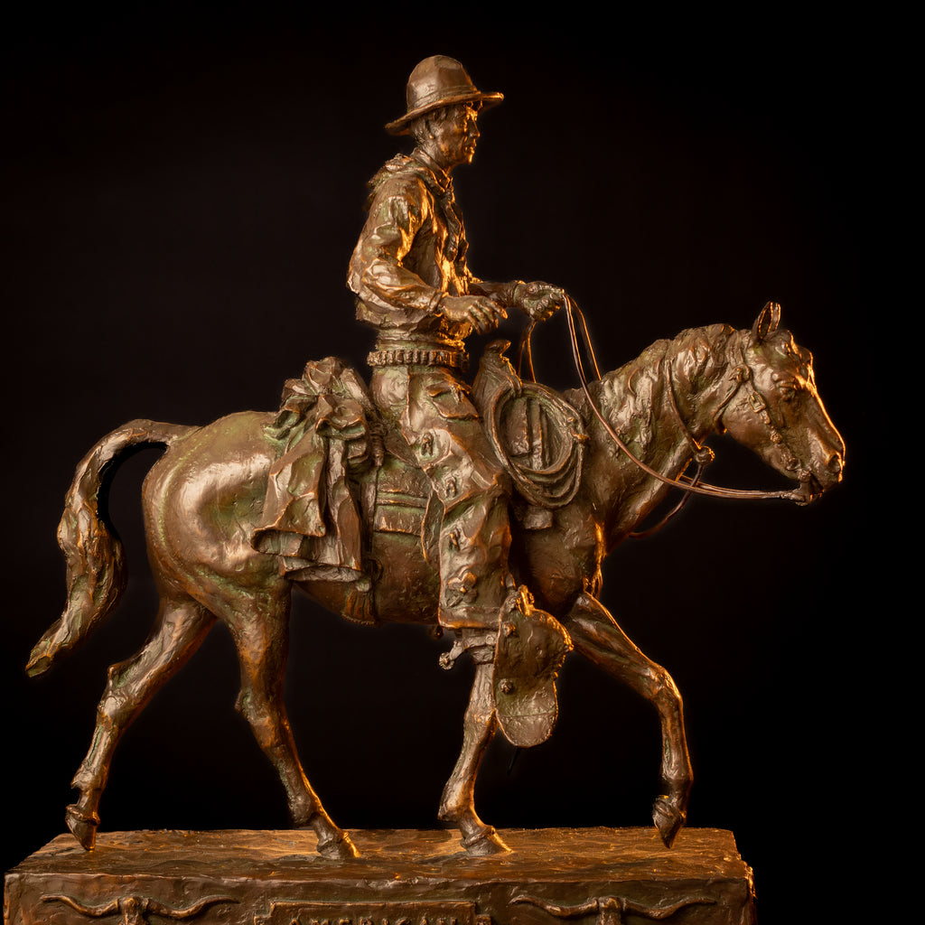 American Cowboy (Edition of 30) by Scott Rogers | Bronze | Sage Creek Gallery | Image 1