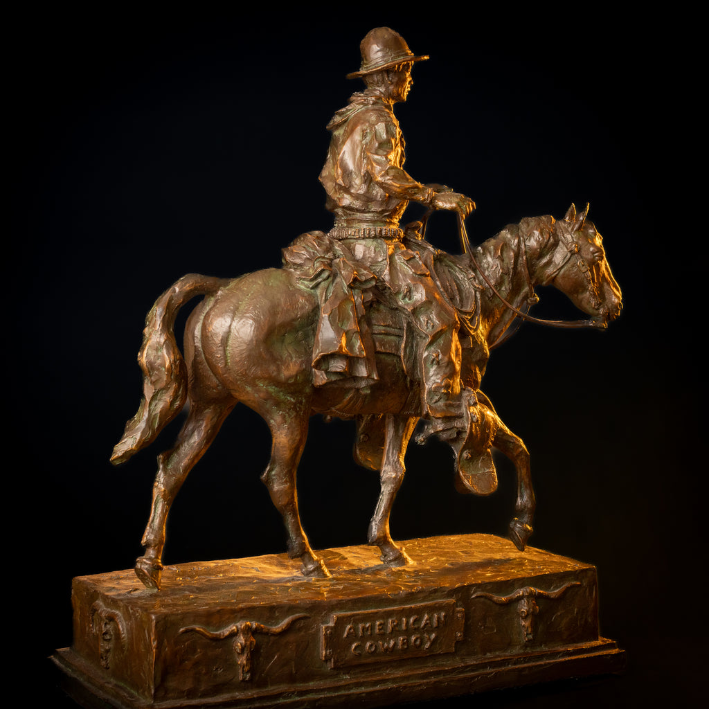 American Cowboy (Edition of 30) by Scott Rogers | Bronze | Sage Creek Gallery | Image 4