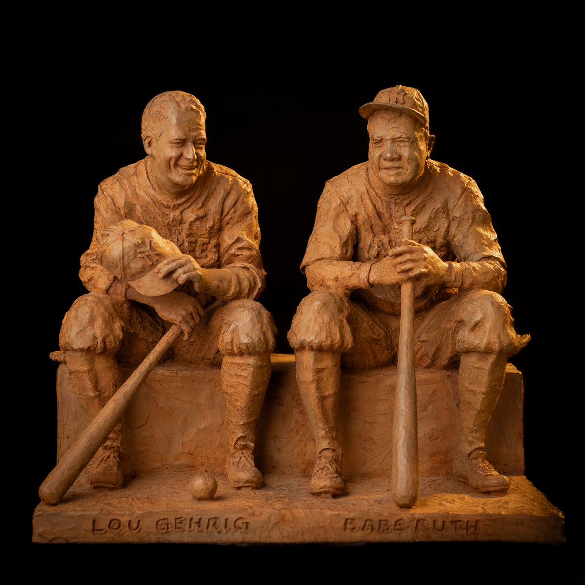Babe & Lou (Maquette Size) (Edition of 30) by Scott Rogers | Bronze | Sage Creek Gallery