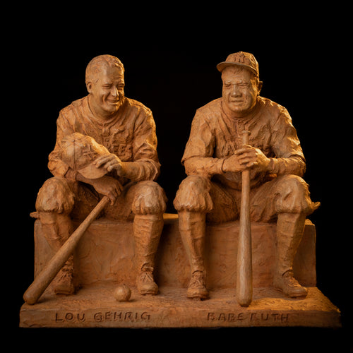 Babe & Lou (Maquette Size) (Edition of 30) by Scott Rogers | Bronze | Sage Creek Gallery