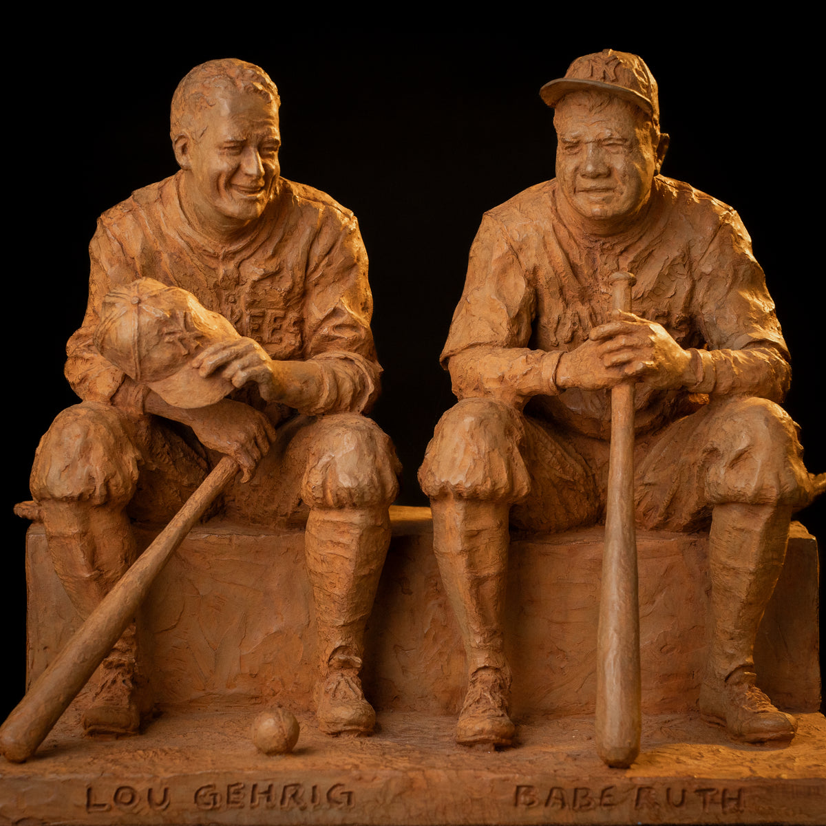 Babe & Lou (Maquette Size) (Edition of 30) by Scott Rogers | Bronze | Sage Creek Gallery | Image 1