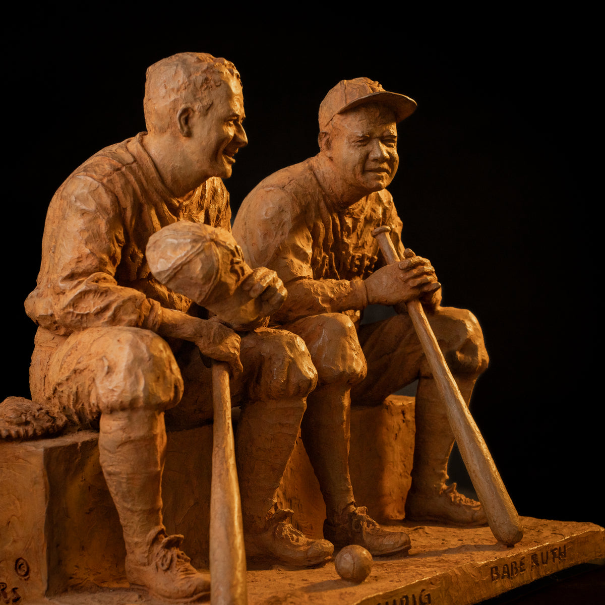 Babe & Lou (Maquette Size) (Edition of 30) by Scott Rogers | Bronze | Sage Creek Gallery | Image 6