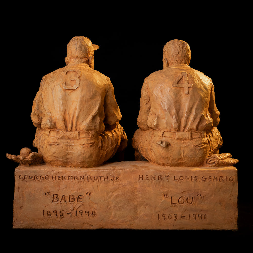 Babe & Lou (Maquette Size) (Edition of 30) by Scott Rogers | Bronze | Sage Creek Gallery  Image 7